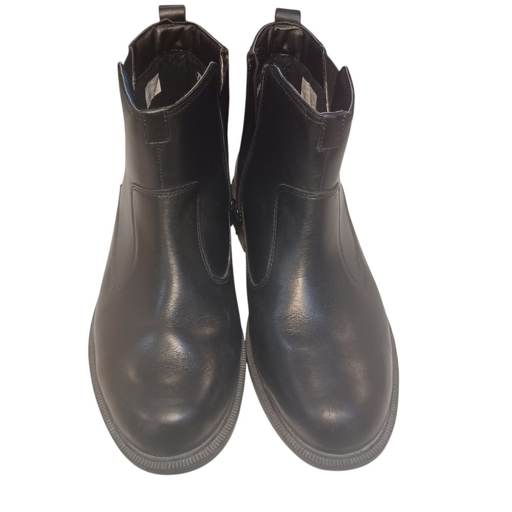 Classic Black Dunham Boots Men's Leather Ankle Boots Casual Dress Shoes.